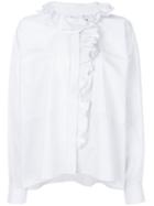 Faith Connexion - Ruffle Shirt - Women - Cotton - Xs, White, Cotton