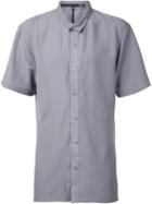 0dd. Diagonal Seam Shirt, Men's, Size: 50, Grey, Silk
