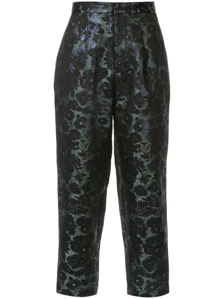 Biyan Tapered Floral Trousers - Multicolour