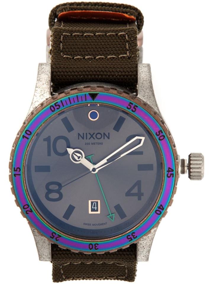Nixon 'the Diplomat' Watch, Men's, Green