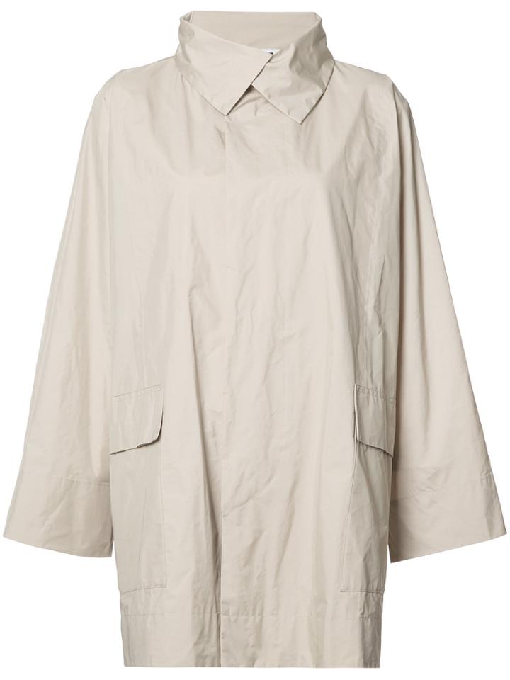 Issey Miyake Classic Short Raincoat - Nude & Neutrals