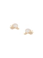 Vivienne Westwood Embellished Snail Earrings - Gold