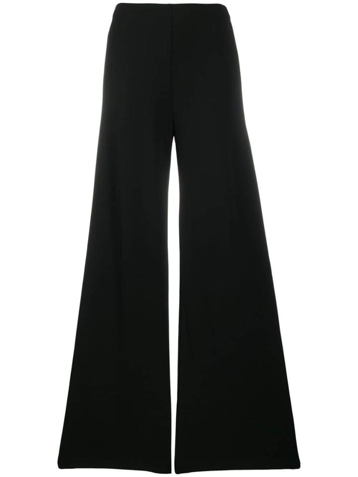 Ermanno Scervino High-waist Flared Trousers - Black