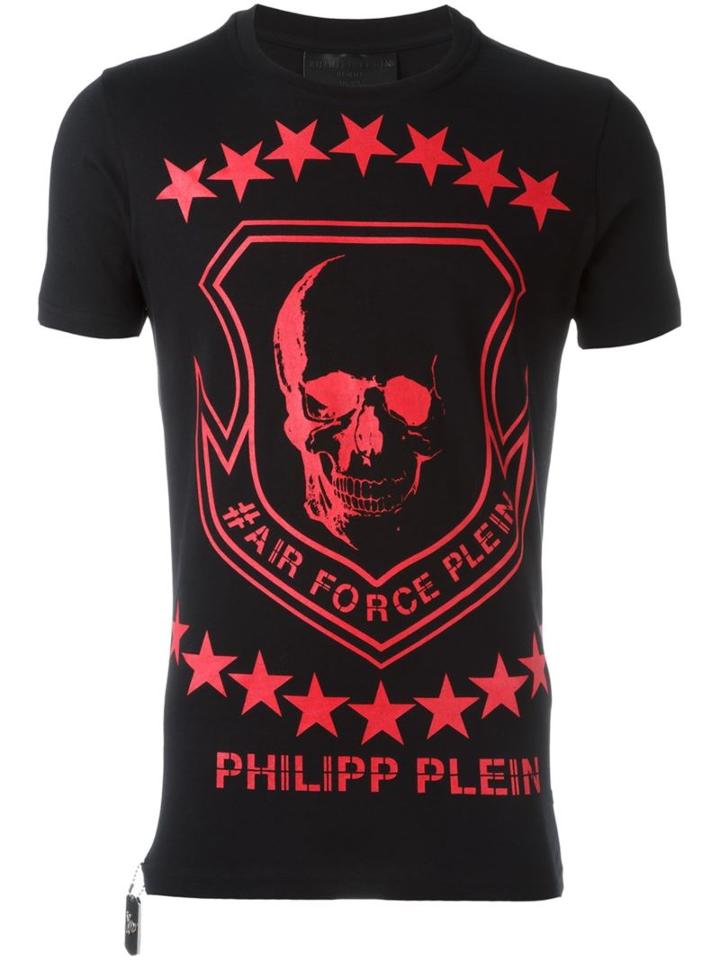 Philipp Plein 'never Forget Me' T-shirt, Men's, Size: Large, Black, Cotton