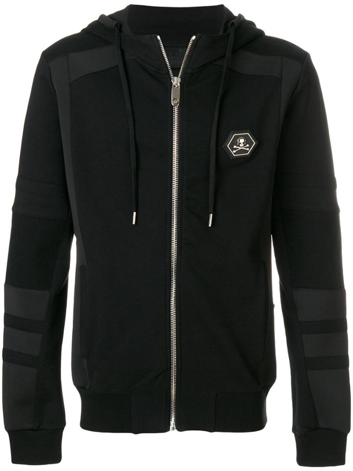 Philipp Plein Dangerous Zipped Hoodie - Black