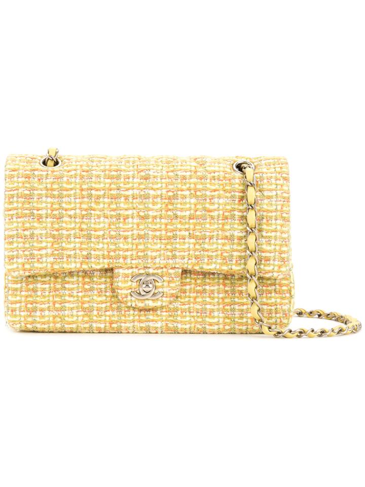 Chanel Vintage Tweed Shoulder Bag - Yellow & Orange