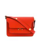 Marni - Red Mini Trunk Shoulder Bag - Women - Leather - One Size, Leather