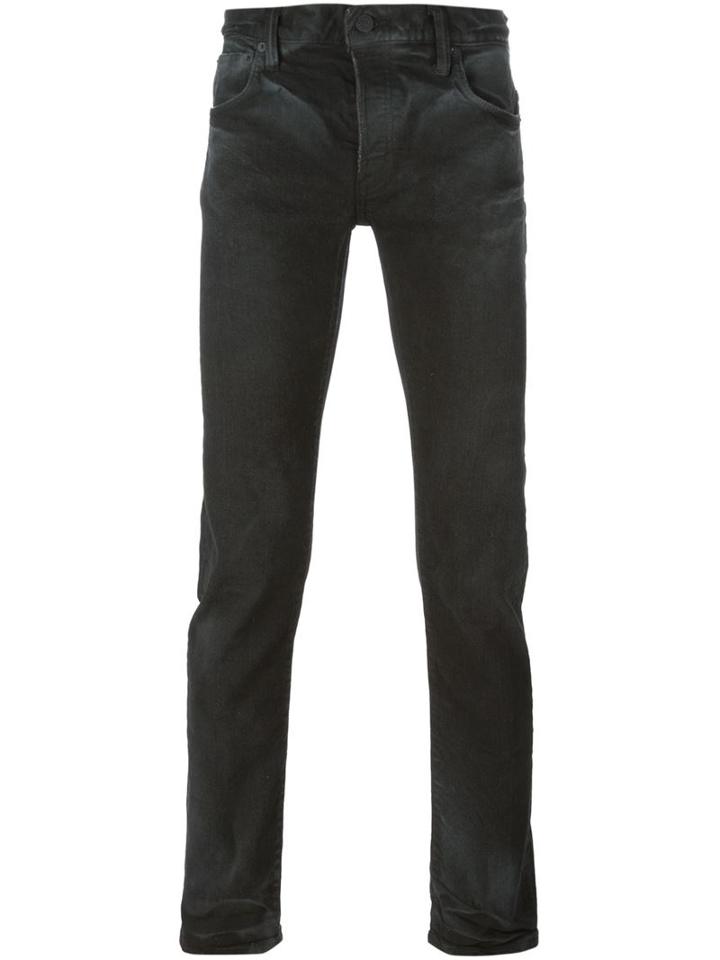 Mastercraft Union Slim Fit Jeans, Men's, Size: 34, Black, Cotton/polyurethane