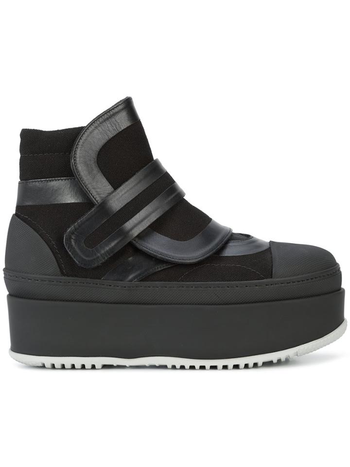 Marni Platform High Top Sneakers - Black