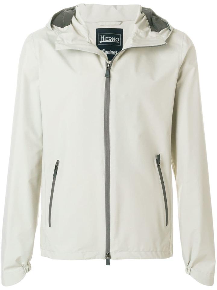 Herno Lightweight Hooded Jacket - Neutrals