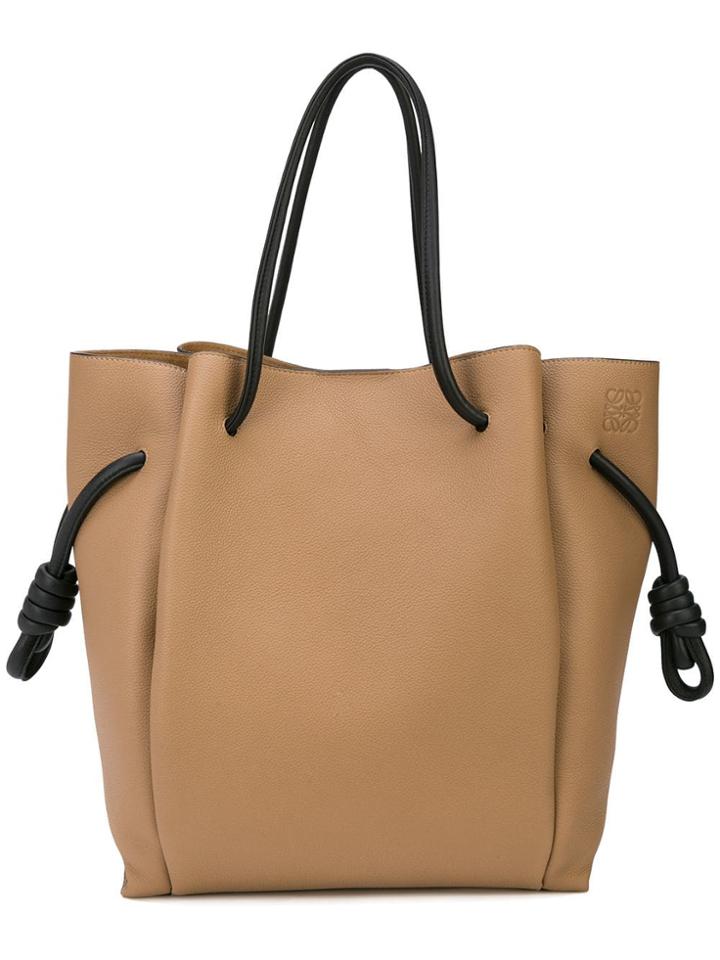 Loewe Flamenco Knot Small Tote - Brown