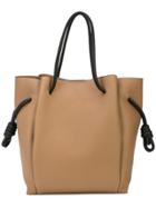Loewe Flamenco Knot Small Tote - Brown