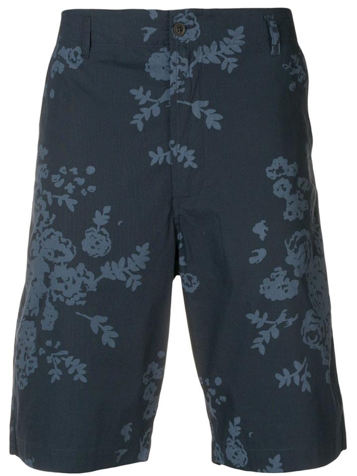 Universal Works Flower Print Shorts - Blue