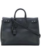 Saint Laurent - Large Sac De Jour Souple Tote - Men - Calf Leather - One Size, Black, Calf Leather