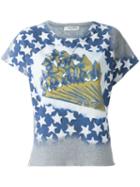 Valentino 'star Studded' T-shirt, Women's, Size: Medium, Grey, Cotton/polyamide