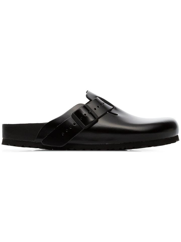 Rick Owens X Birkenstock Black Boston Leather Sandals