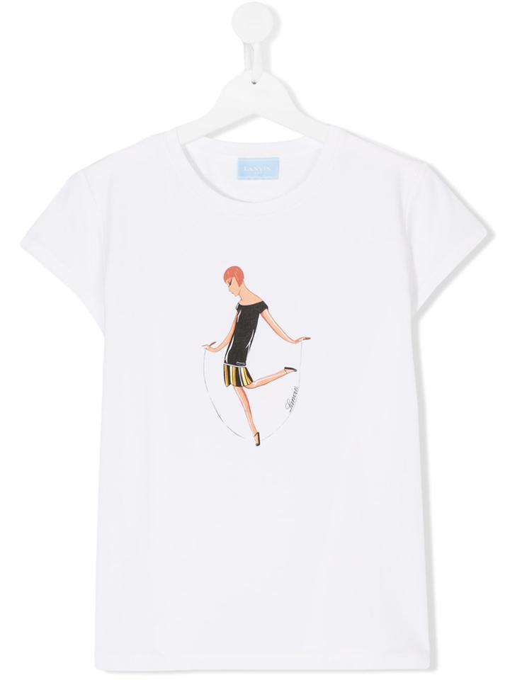 Lanvin Petite Printed T-shirt - White