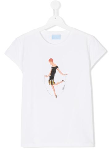 Lanvin Petite Printed T-shirt - White