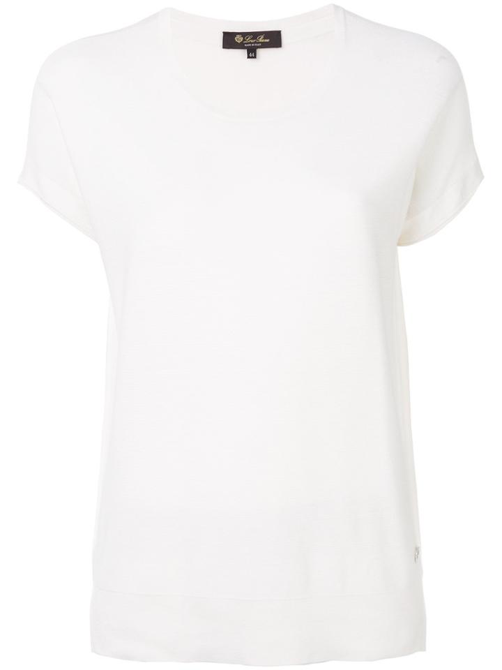 Loro Piana Fine-knit Top - White