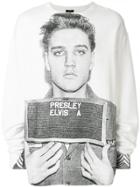 R13 Elvis Print Sweatshirt - White