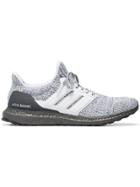 Adidas White Ultra Boost Lace-up Sneakers