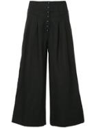 Ulla Johnson Wide-leg Cropped Trousers - Blue