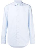 Finamore 1925 Napoli Spread Collar Shirt - Blue