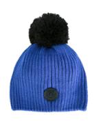 Kenzo Kids Knitted Bobble Hat, Boy's, Size: 52 Cm, Blue