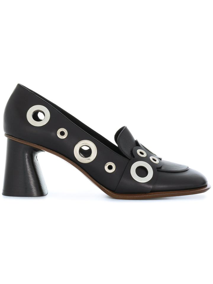 Premiata Eyelet Detail Pumps - Black