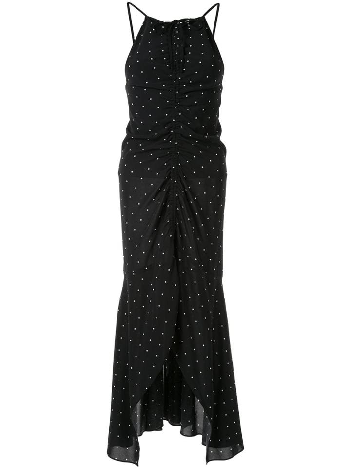 Alice Mccall Oscar Rouched Midi Dress - Black