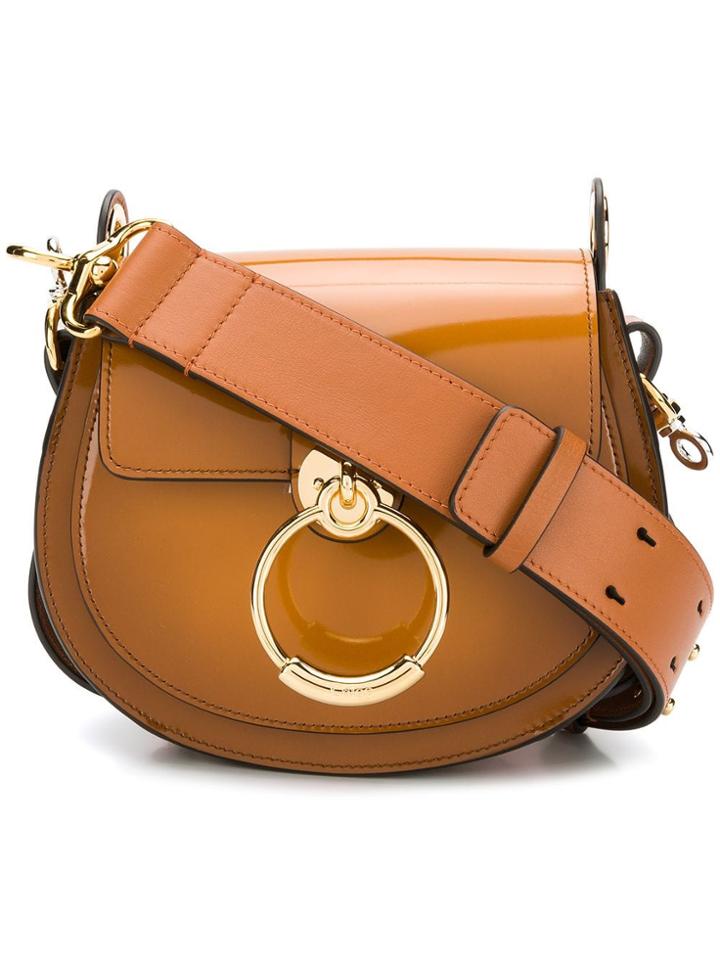Chloé Small Tess Satchel - Brown