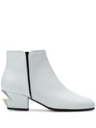 Giuseppe Zanotti Signature Heel Boots - White