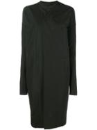 Rick Owens Long Wool-blend Coat