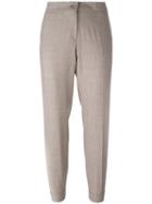 Etro Cropped Trousers, Women's, Size: 48, Nude/neutrals, Spandex/elastane/wool