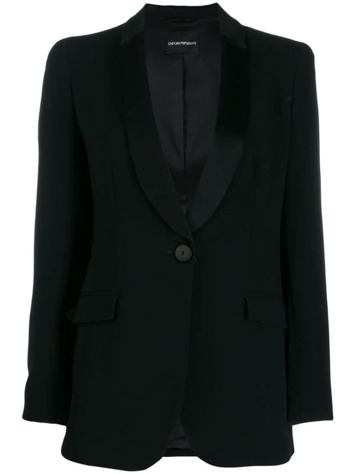 Emporio Armani Classic Cigarette Blazer - Black