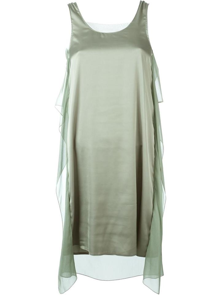Mm6 Maison Margiela Draped Detail Dress