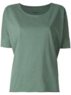 Roberto Collina Loose-fit T-shirt, Women's, Size: Medium, Green, Cotton