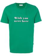 Ami Alexandre Mattiussi Wish You Were Here T-shirt - Green