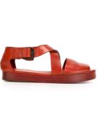 Marsèll Criss-cross Strap Sandals - Red