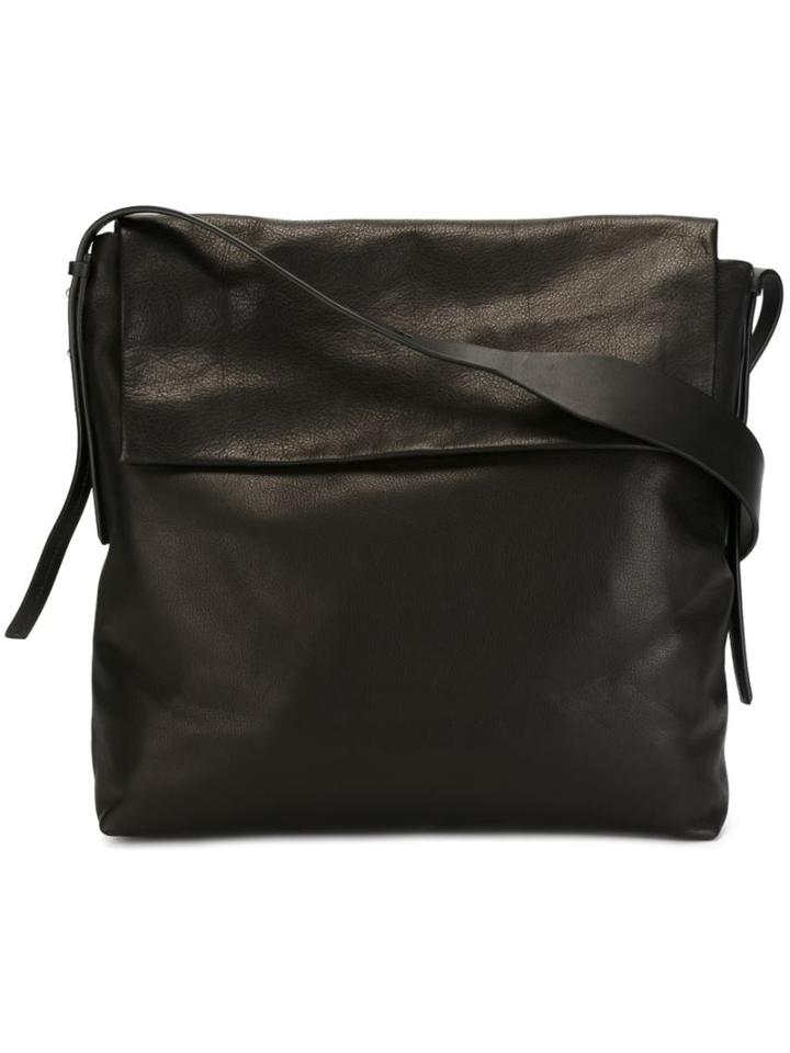 Rick Owens Oversized Shoulder Bag, Women's, Black, Calf Leather