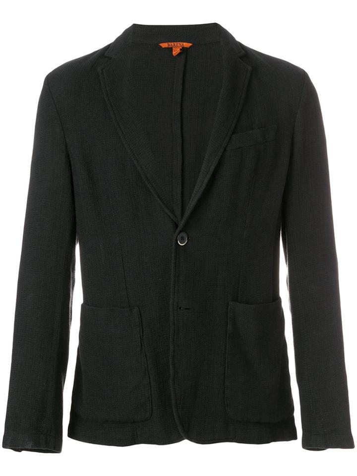 Barena Casual Single-breasted Blazer - Black