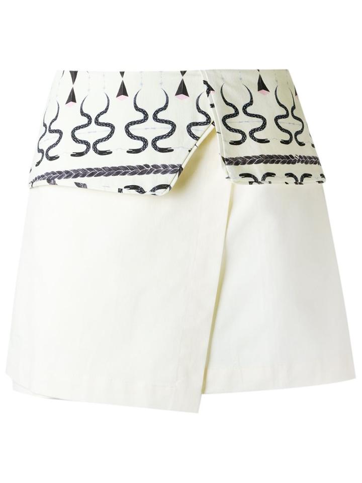 Lilly Sarti Wrap Style Skirt, Women's, Size: 36, Cotton