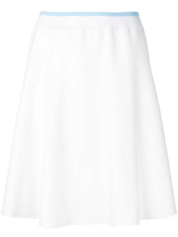 Loveless - Knit Skirt - Women - Cotton/rayon - 7, White, Cotton/rayon