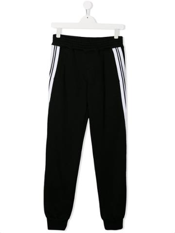 Neil Barrett Kids Teen Track Pants - Black