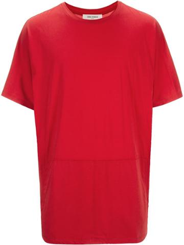 Ones Stroke Dolman Fit T-shirt, Men's, Size: M, Red, Cotton