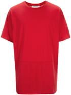Ones Stroke Dolman Fit T-shirt, Men's, Size: M, Red, Cotton