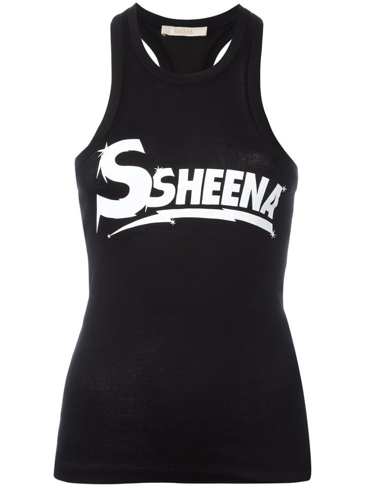 Ssheena Printed Vest, Women's, Size: Small, Black, Cotton