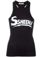 Ssheena Printed Vest, Women's, Size: Small, Black, Cotton