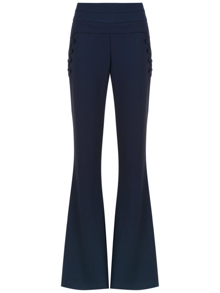 Olympiah Valle Sagrado Flared Trousers - Blue
