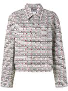 Ashley Williams - Boys Girls Print Denim Jacket - Women - Cotton - S, Women's, White, Cotton